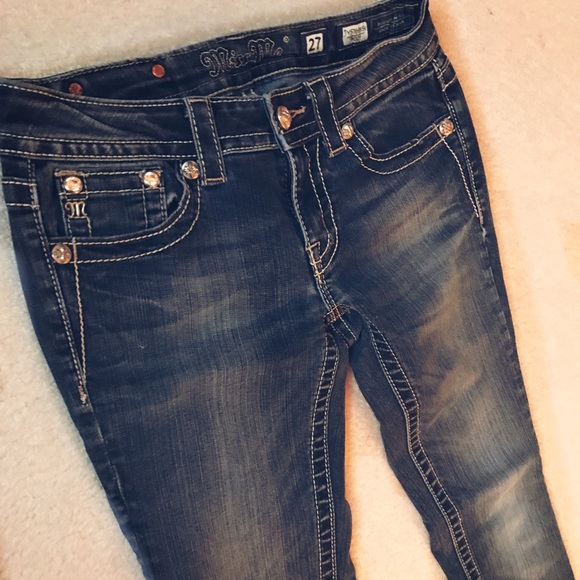 27” Waist 32” Inseam Boot Cut Miss Me Jeans - Picture 2 of 8